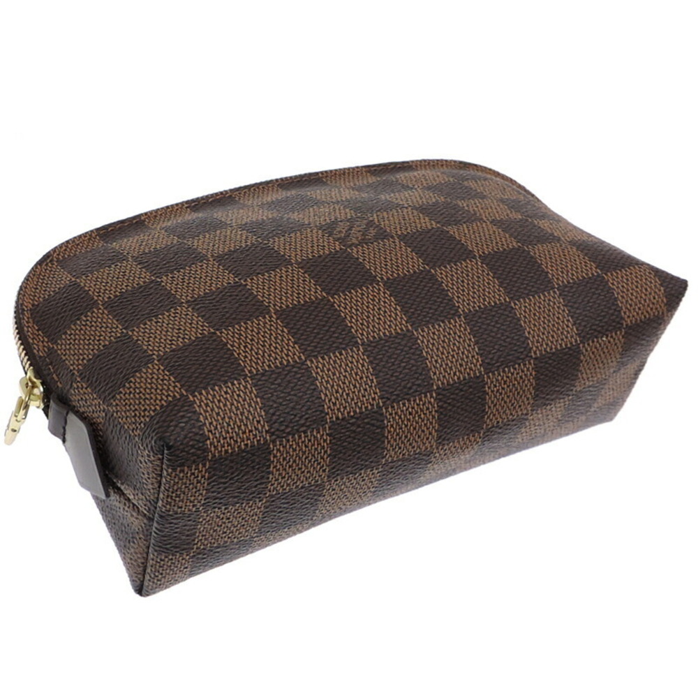 LOUIS VUITTON Authentic Brown Damier Pochette Pouch - Picture 3 of 8